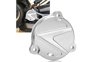MOLONG Motociclo Coperchio di Protezione dello Statore del Motore Decorazione Per T-MAX Tmax 530 2012-2019 Argento