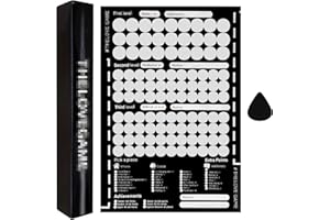 SPERMUOY Poster Love Game - 100 - Jeu de nuit - Créatif - À gratter - Pour couple - Cadeau parfait pour un couple