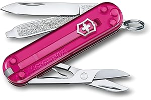 Victorinox, Schweizer Taschenmesser, Classic SD, Multitool, Swiss Army Knife mit 7 Funktionen, Klinge, klein, Nagelfeile, Sch