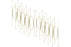 iPobie 10 pezzi Ganci Piatti da Parete,Piatto Appendiabiti Ganci in Acciaio Inox, Decorativo Supporto per Piatti,20 cm