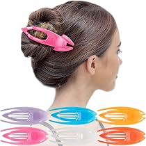 3 Stück Große Haarspangen Mit Glitzer – Für Dickes Haar, Ineinander Verflochten | Acetat & Metall, Elegante Haarschmuck-Set