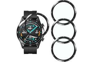 KELOLIN [4 sztuki] Folia ochronna kompatybilna z Huawei Watch GT 2 (46 mm), zakrzywione krawędzie, odporna na zarysowania, HD Ultra odporna na pęknięcia, elastyczna folia ochronna na wyświetlacz do Huawei Watch GT 2 (46 mm)