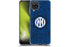 Head Case Designs Licenza Ufficiale Inter Milan Serpente Modelli Custodia Cover in Morbido Gel Compatibile con Samsung Galaxy A12 (2020)