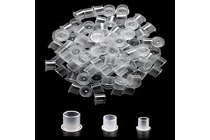 Ink Caps - Unihubys Ink Caps 300pcs With Base White Mixed Sizes #11 Small #14 Medium #17 Large for ink Supplies