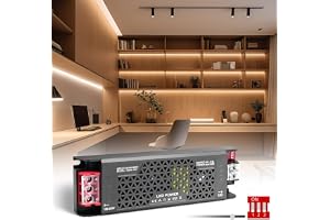 SUCIKORIO LED Transformator Dimbar 12V 100W Transformator AC 230V Till DC 12V 8,3A Ultratunn Konstant Spänning LED-drivdon Nä