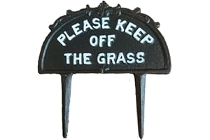 JACEDOFU Plaque-please keep off the grass