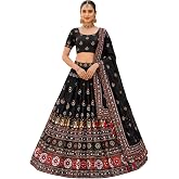Kaizen Texo Fab Navratri Ajarakh Print Rayon Semi Stitched Lehenga Choli & Unstitched Blouse With Dupatta