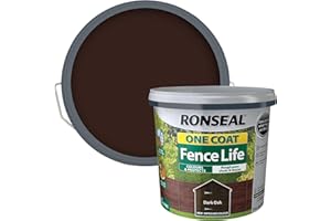 Ronseal One Coat Fence Life Dark Oak 5L