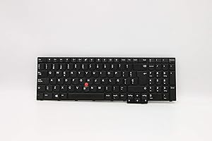 TELLUSREM Teclado de respuesto Español sin retroiluminación para Lenovo Thinkpad E570 E575 E570C