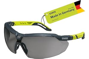 Uvex i-5 – okulary ochronne klasy premium – bardzo odporne na zarysowania, zaparowanie i regulowane