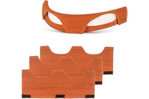 ELEBINKE 4 Pack Hard Hat Sweatband Washable Helmet Welding Antiperspirant Belt,Belt Hard Hat Liner,Hard Hat Accessories Cotton Helmet Comforter Pad (Black)