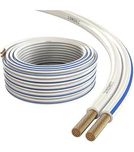 Cavo Per Altoparlanti E Rimorchi Cavo Altoparlante Audiopipe 14 Gauge - 500 Piedi, Rosso E Nero, Rivestito In Rame Per Auto Cavo Potenza Per Impianto Audio Auto