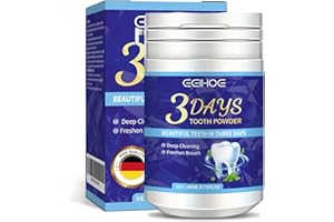SIKEYDELS 80ml Polvere Sbiancante per Denti,Teeth Whitening Powder,Sbiancante Denti Professionale,Pulizia Profonda e Sbiancamento dei Denti,Rimuove Le Macchie Di Caffè e Fumo(Bianco)
