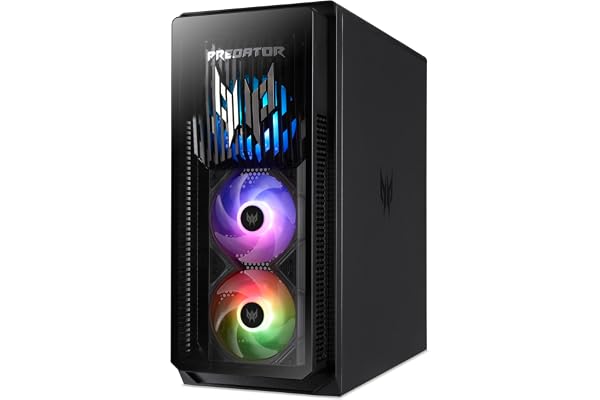 acer Predator Orion 5000 I PC de Bureau Gaming I NVIDIA GeForce RTX 5080 I Intel Core Ultra 7 265F I 32Go RAM I 1To SSD I Windows 11 Home I Noir I PO5-660