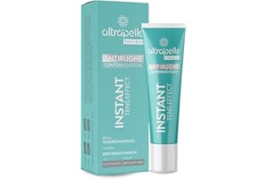 Altrapelle - ANTIRUGHE INSTANT TENS EFFECT Siero Gel Contorno Occhi Antirughe 15 ml con Acido Ialuronico Pentanolo e Aloe Vera - attenua le Rughe in 3 minuti - Tutti i tipi di Pelle - Made in Italy