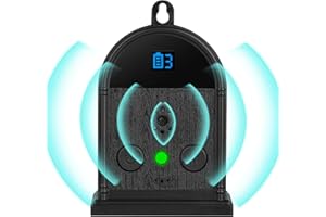 TA.TIAOM Dispositivo antiladridos, Dispositivo de disuasión de ladridos de Perros de 50 pies, Dispositivo de Control de ladridos de Perros ultrasónicos Interiores/Exteriores, Dispositivo antiladridos