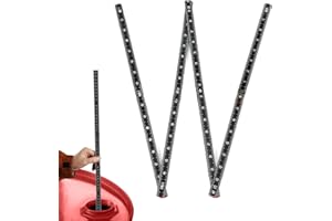 UNIFAMILY Fuel Tank Measuring Stick 10 Fold to 78", Wooden Oil Tank Measuring Stick, Oil Tank Gauge Measuring Stick, Folding Measuring Stick Ruler for Oil Tank (1PCS Wooden Measuring Stick)