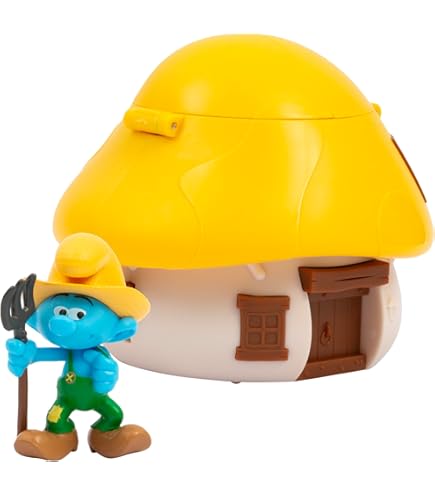 Figurine Les Schtroumpfs 7,5 Cm - Modèle Aléatoire à Collectionner - 6 Personnages Iconiques, Jouet Enfant Dès 3 Ans