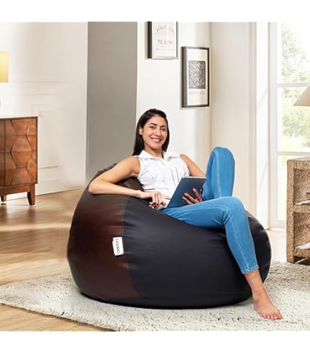 Lounge Pug Mega Mammoth Giant Bean Bag Sofa, Jumbo Cord Graphite