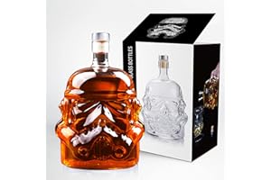 VI AI Carafe à whisky en forme de carafe à whisky pour vin, alcool, scotch, bourbon, brandy - 750 ml