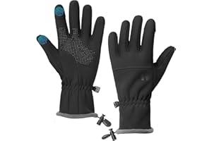 Monimo Winterhandschuhe Damen und Herren Fahrradhandschuhe Wasserdicht mit Touchscreen für Fahren Laufen Workout Wandern Sport