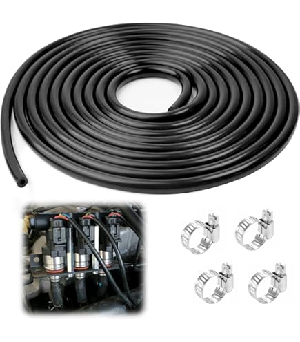 Unterdruckschlauch Vakuumschlauch Silikonschlauch Verstärkt 4mm FMIC.PRO 1m