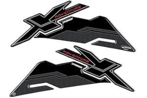 labelbike - Adesivi 3D Protezioni Laterali Moto Serbatoio compatibile con Honda NC750X 2021-2024