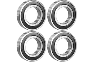 ​​Flewdart 4 Stück 6006 2RS Kugellager 30x55x13mm, 6006-2RS 6006RS abgedichtet aus Kohlenstoffstahl für Maschinen und Werkzeuge​​(6006-2RS 4pcs)