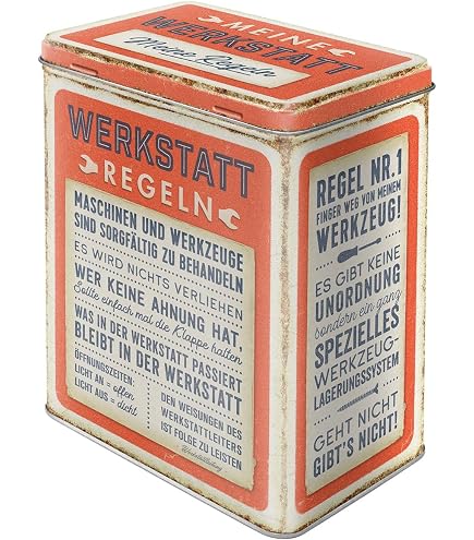 Nostalgic-Art Vorratsdose 'Michelin First Aid Kit' – 2,5 Liter, Blech, Vintage-Design, Offizielles Lizenzprodukt