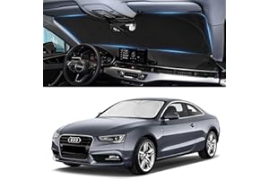 ZOIBV Windshield Sun Shade Windscreen SunShade,Block UV Rays Sun Visor Protector Front Window Shade to Keeping Vehicle Cooler Easy to Use(145x 80cm)