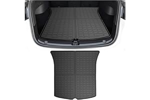 ‎LFOTPP LFOTPP Kofferraummatten für Tesla Model Y 2021 2022 2023, Model Y (5-Sitzer) Wasserdicht Kofferraum Schutzmatte, Langlebig rutschfest TPE Kofferraummatte, Model Y Zubehör