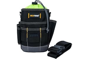 MELOTOUGH Electrician Tool Pouch Tool Belt Pouches Multiple Pockets Tool Organizer for Technician, Maintenance, HVAC