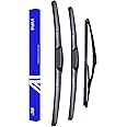 Vipa Car Parts Premium Wiper Blade Set | fits: HYUNDAI i20 Hatchback (Dec 2014 to Apr 2021) | All-Weather Performance | Durable, Streak-Free Windshield Wipers | Easy Installation