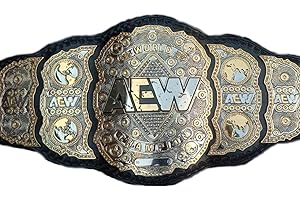Vitalusa AEW Championship Belt AEW World Wrestling Championship Belt Adult Size Title Belt