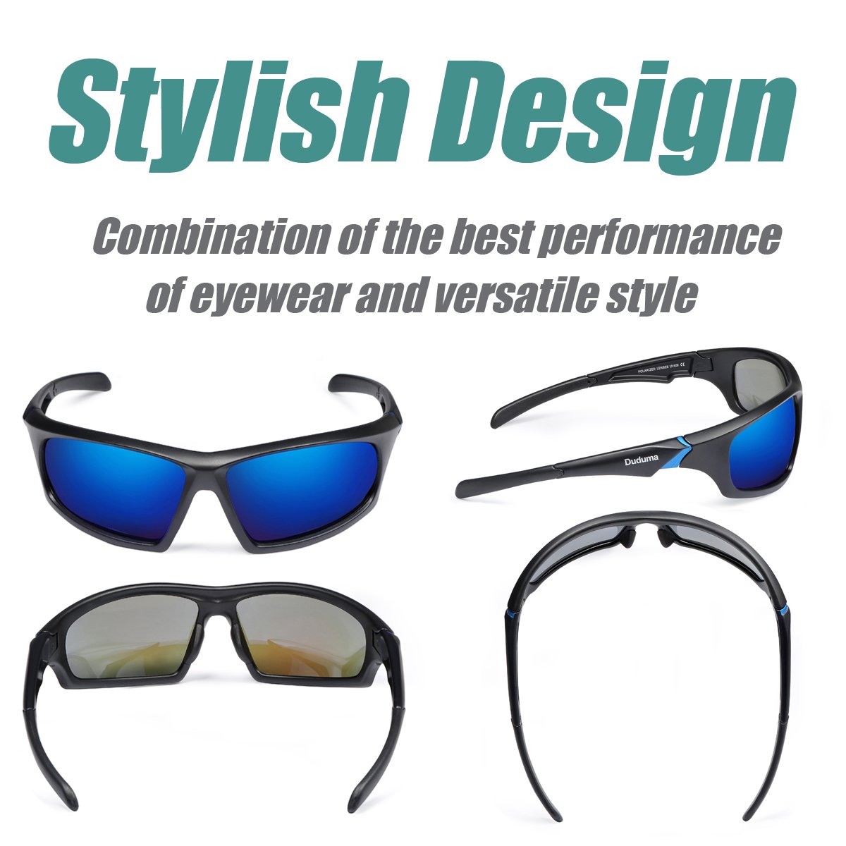 Duduma-Gafas-de-Sol-Deportivas-Polarizadas-Para-Hombre-Perfectas-Para-Esquiar-Golf-Correr-Ciclismo-TR821-Sper-Liviana-Para-Hombre-y-Para-Mujer