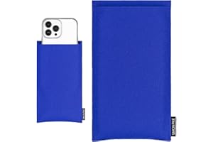 SP SIMON PIKE SimonPike Handyhülle passend für Samsung Galaxy S25 Ultra I S24 Ultra I S23 Ultra I S22 Ultra (Gr. S) | Boston blau Filztasche aus Wollfilz Handy/Smartphone Tasche