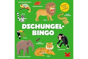 Laurence King Verlag Dschungel-Bingo Familienspiel, Yellow
