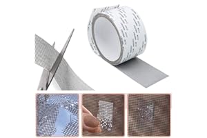 ABAUOAT Nastro Adesivo Per Riparare Zanzariere in Fibra Di Vetro, Schermo Patch Forte Riparazione Di Finestre E Porte Anti-zanzara Insetto
