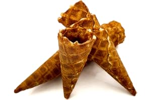 JASPERT EISWAFFELN Cucuruchos de helado "Cuernecito chiquito" sin borde 77xØ31mm (48 piezas)