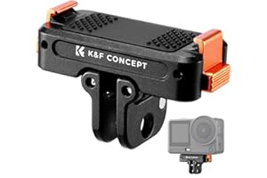 K&F CONCEPT Magnetischer Schnellverschluss Adapterhalterung für DJI Osmo Action 6, Magnethalterung mit 1/4" Schraubenloch, Magnetic Adapter Mount für Osmo Nano, Action Kamera Zubehör