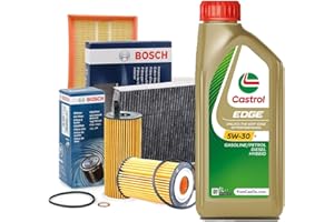 CORMAR KIT TAGLIANDO COMPLETO FILTRI BOSCH + OLIO CASTROL 5W30 LL