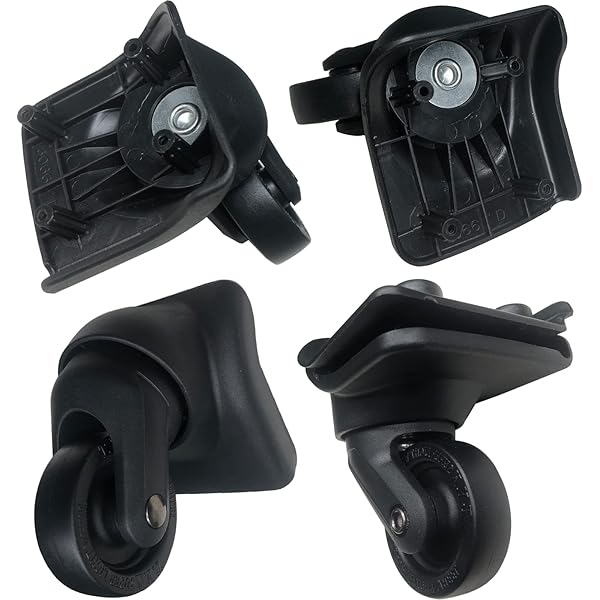 2 Stück Kofferrollen Ersatz - 360° Drehbare Räder Für Kofferreparatur