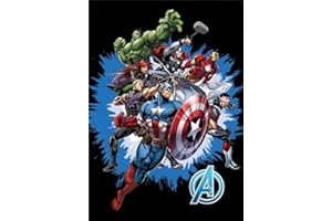 AYMAX Couverture Plaid Polaire - Averngers- 140x100cm