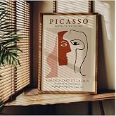 Fark Tanıtım Picasso &Ccedil;er&ccedil;evesiz Poster, Modern Dekoratif &Ccedil;er&ccedil;evesiz Poster, Tablo, Picasso-1, 40 x 50