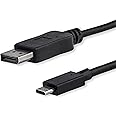 StarTech.com 1,8m USB-C auf DisplayPort 1.2 Kabel 4K 60Hz - USB-C auf DP Adapterkabel/Videoadapter - HBR2 - USB-C DP Alt Mode