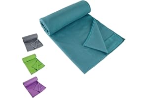 Vivezen - Serviette de Yoga 63 x 180 cm antidérapante - 4 Coloris