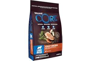 Wellness CORE Large Breed Original, Croquettes Chien de Grande Taille, 100% Naturelles, Soutient des Hanches & Articulations, Poulet, 10 kg