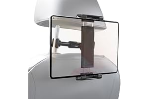 Mulor Porta Tablet Auto Posteriore Supporto Tablet Auto Poggiatesta Porta Cellulare da sedile d'auto per dispositivi da 4,7" a 12,9" Ruotabile a 360 Gradi