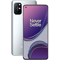 OnePlus 8T Smartphone 6.55 "120 Hz FHD + Display Fluido, 8 GB di RAM + 128 GB di Spazio di Archiviazione, Quad Camera, 65 W W