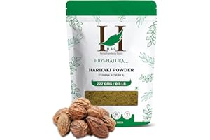 H&C HERBAL INGREDIENTS EXPERT H&C Natürliches Haritaki-Pulver (Terminalia Chebula) – 227 g | für gute Verdauung